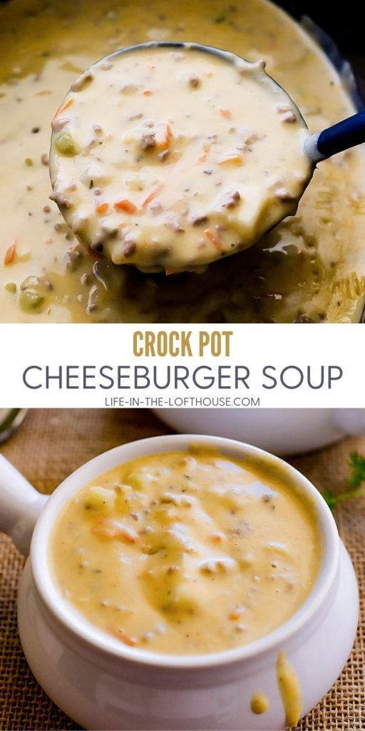 creamy cheeseburger soup recipe